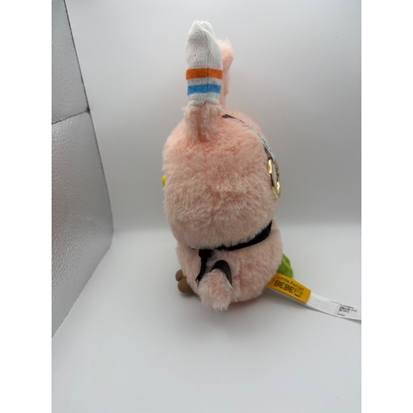Little Parrot BEBE Pink Bunny Suit Plush Keychain Chick Character Doey Design - Picture 4 of 9